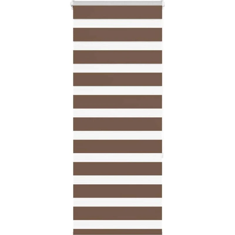 vidaXL Zebragardin Brun 65x150 cm, 60,9 cm Stofbredde, Polyester