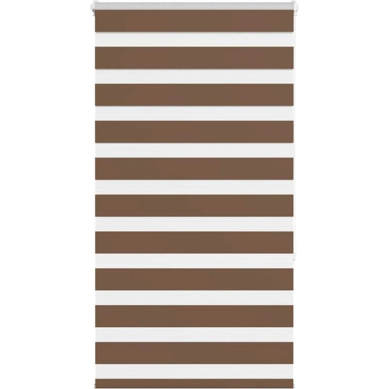 vidaXL Zebragardin Brun 70x150 cm, 100% Polyester