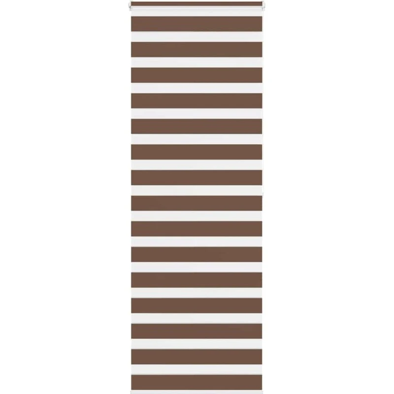 vidaXL Zebragardin Brun 70x200 cm, 65,9 cm Stofbredde, Polyester
