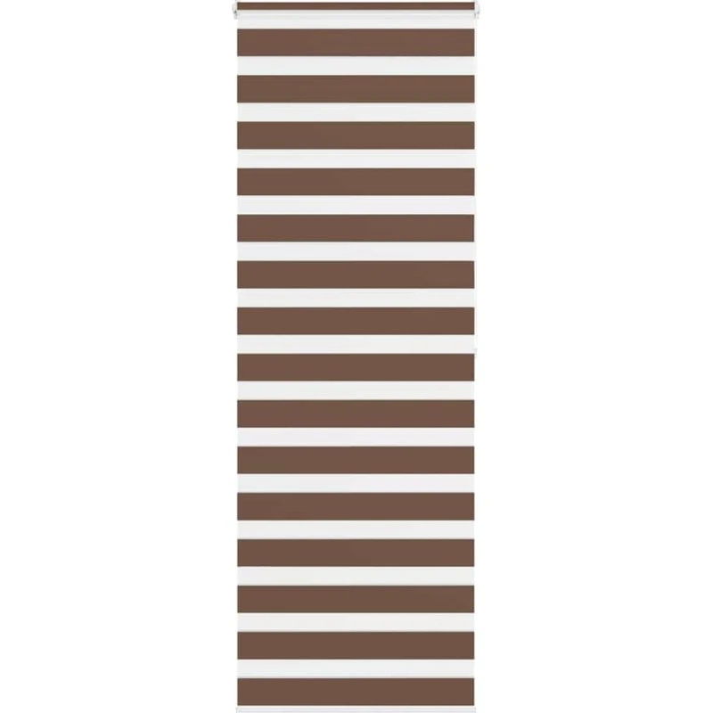 vidaXL Zebragardin Brun 80x200 cm, 100% Polyester