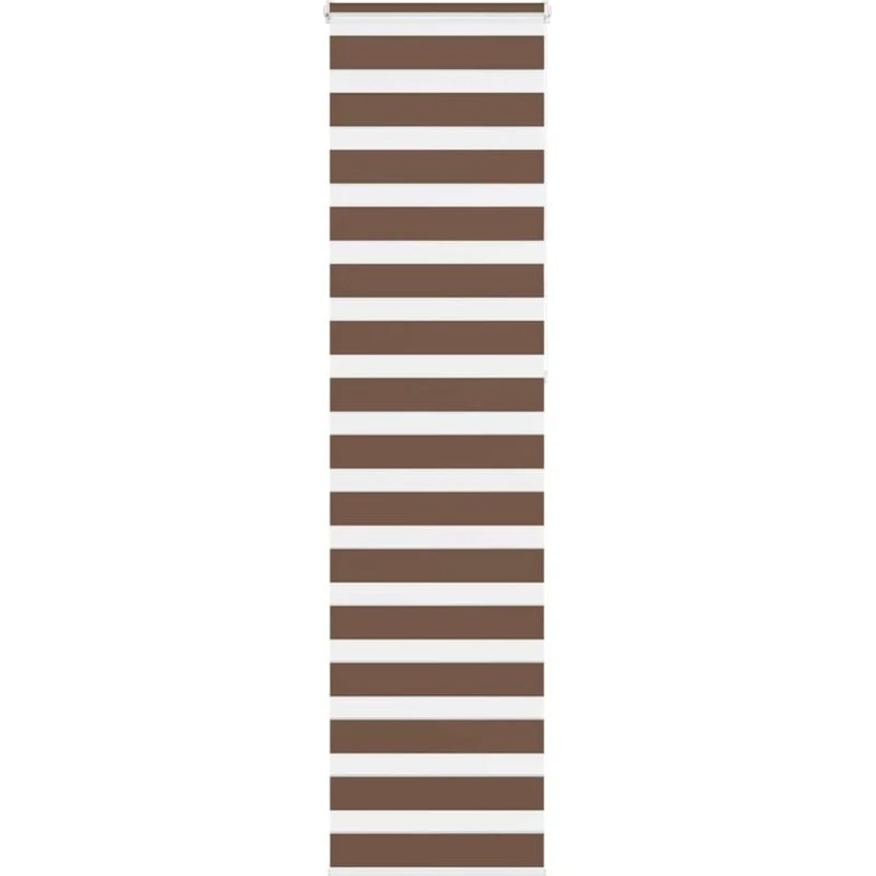 vidaXL Zebragardin Brun 60x230 cm, 55,9 cm Stofbredde, Polyester