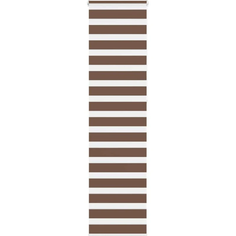 vidaXL Zebragardin Brun 65x230 cm, 60,9 cm stofbredde, polyester
