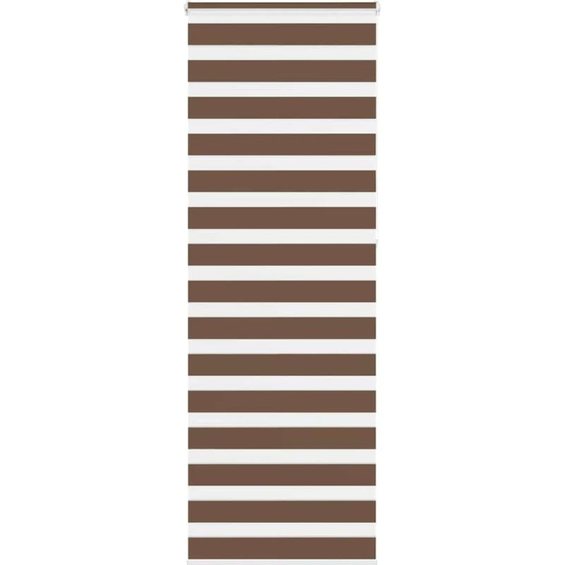vidaXL Zebragardin Brun 75x230 cm, 100% Polyester