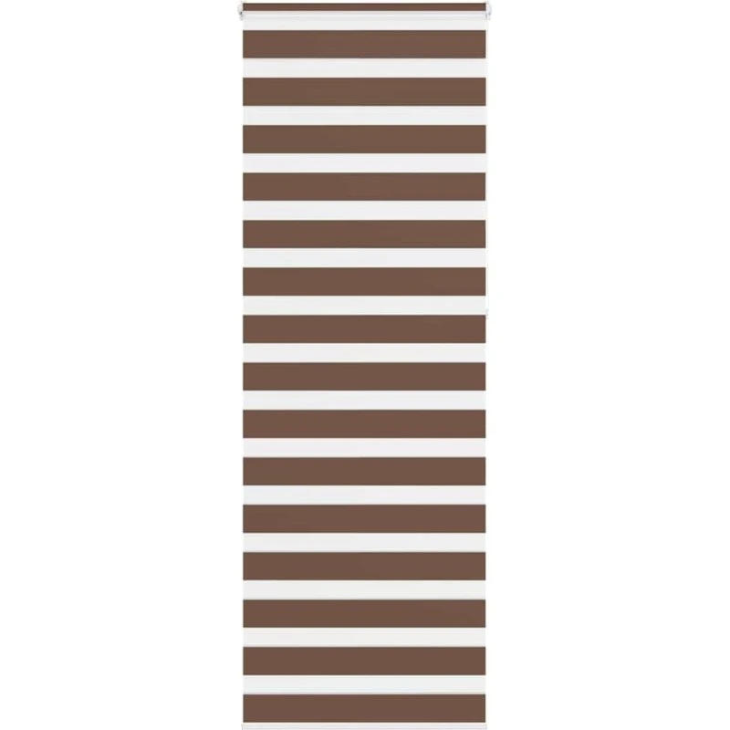 vidaXL Zebragardin brun 85x230 cm, 100% polyester