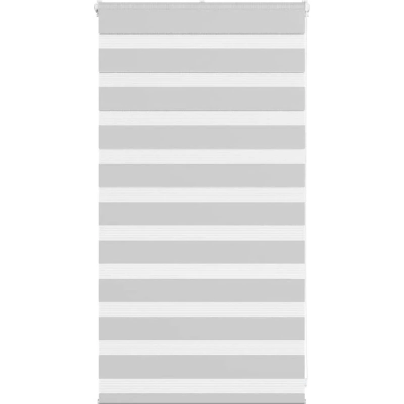vidaXL Zebragardin lysegrå 75x100 cm