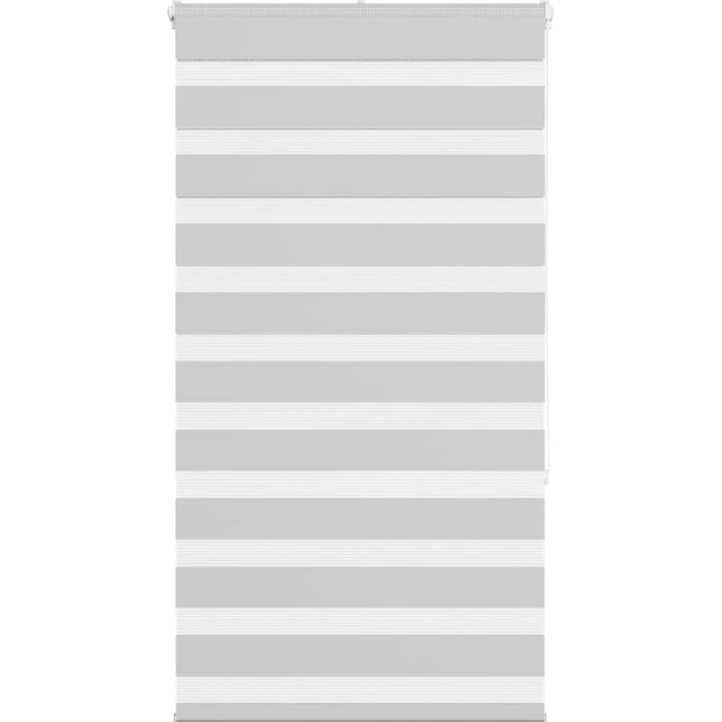 vidaXL Zebragardin Lysegrå 75x150 cm, 100% Polyester