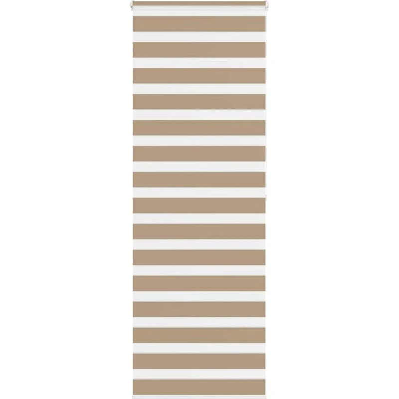 vidaXL Zebragardin Sandbrun 80x200 cm, 75,9 cm bred, polyester