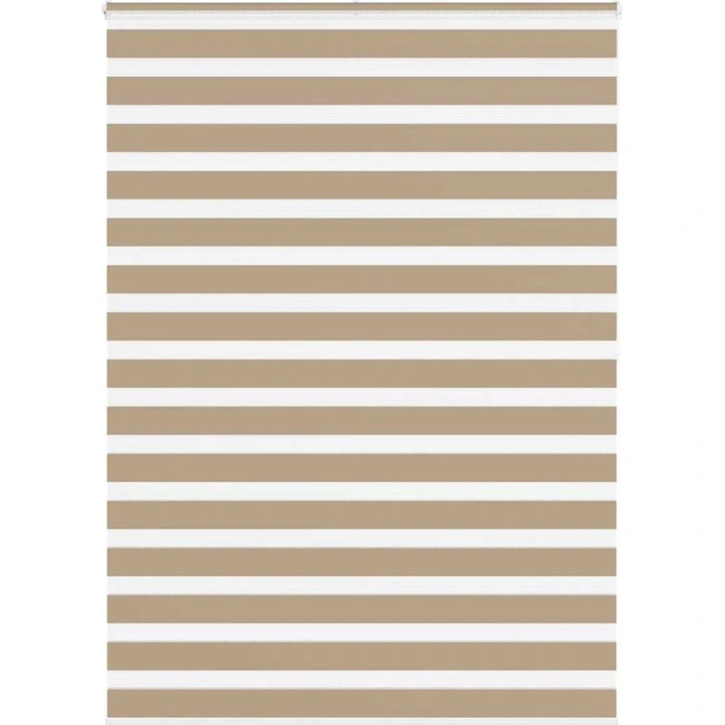 vidaXL Zebragardin Sandbrun 165x200 cm