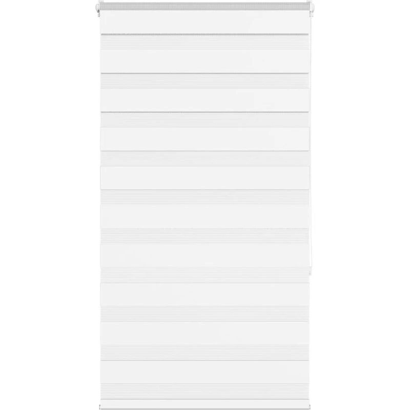 vidaXL Zebragardin Hvid 90x150 cm, 85,9 cm stofbredde, polyester