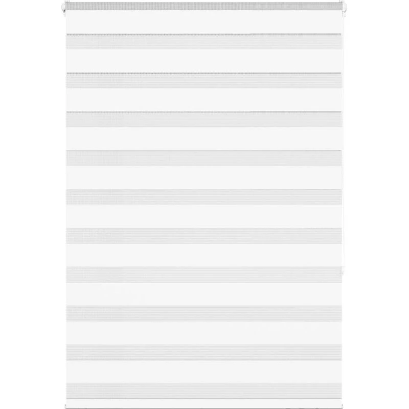 vidaXL Zebragardin Hvid 100x150 cm, 95,9 cm stofbredde, polyester