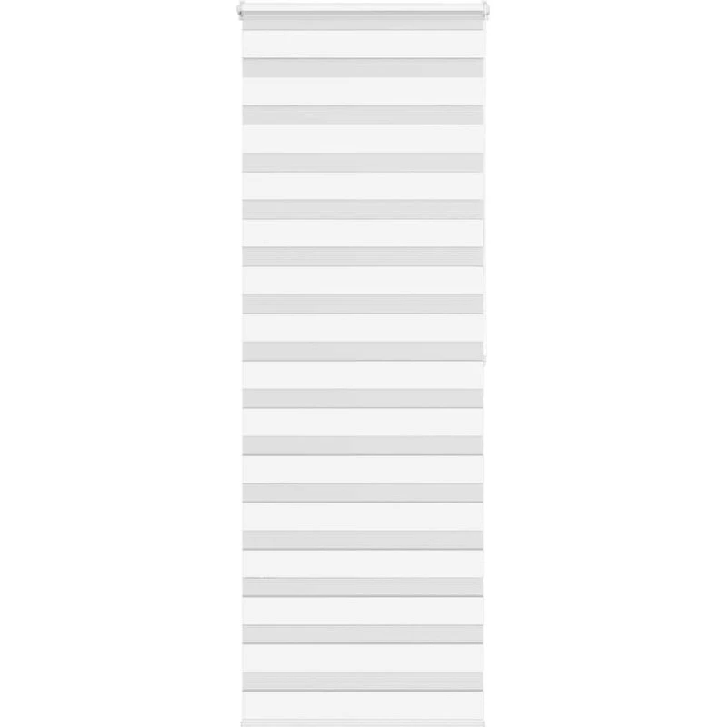 vidaXL Zebragardin Hvid 70x200 cm, 65,9 cm stofbredde, polyester