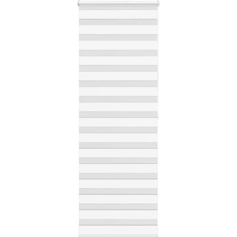 vidaXL Zebragardin Hvid 80x200 cm, 100% Polyester