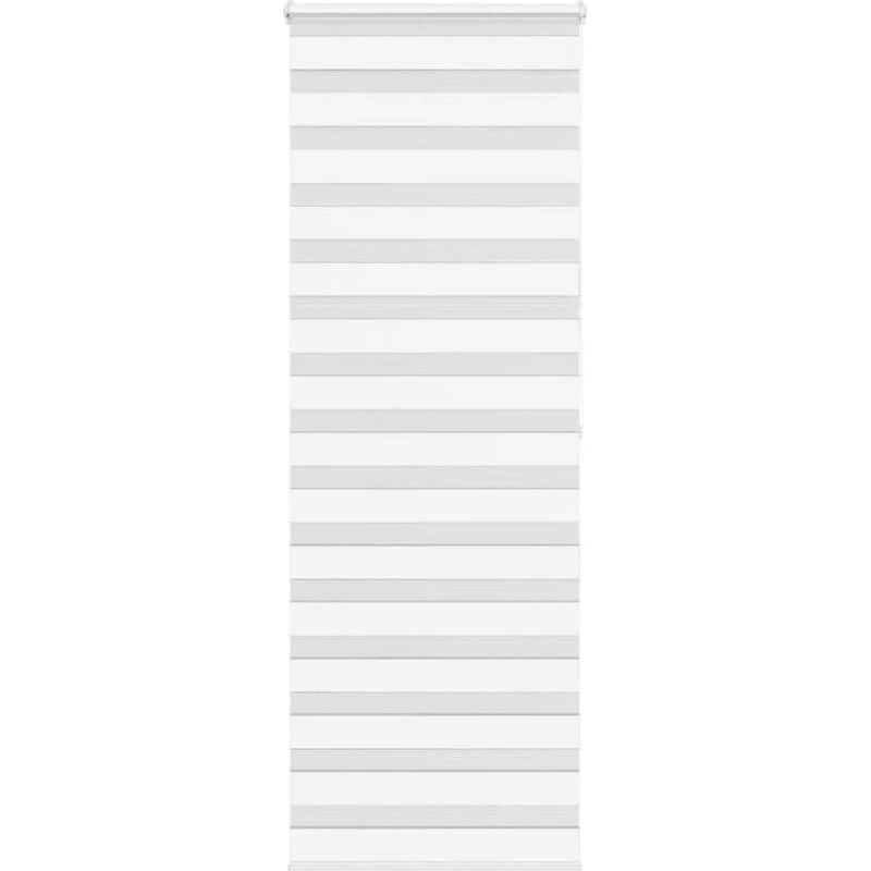 vidaXL Zebragardin Hvid 85x200 cm, 100 % Polyester