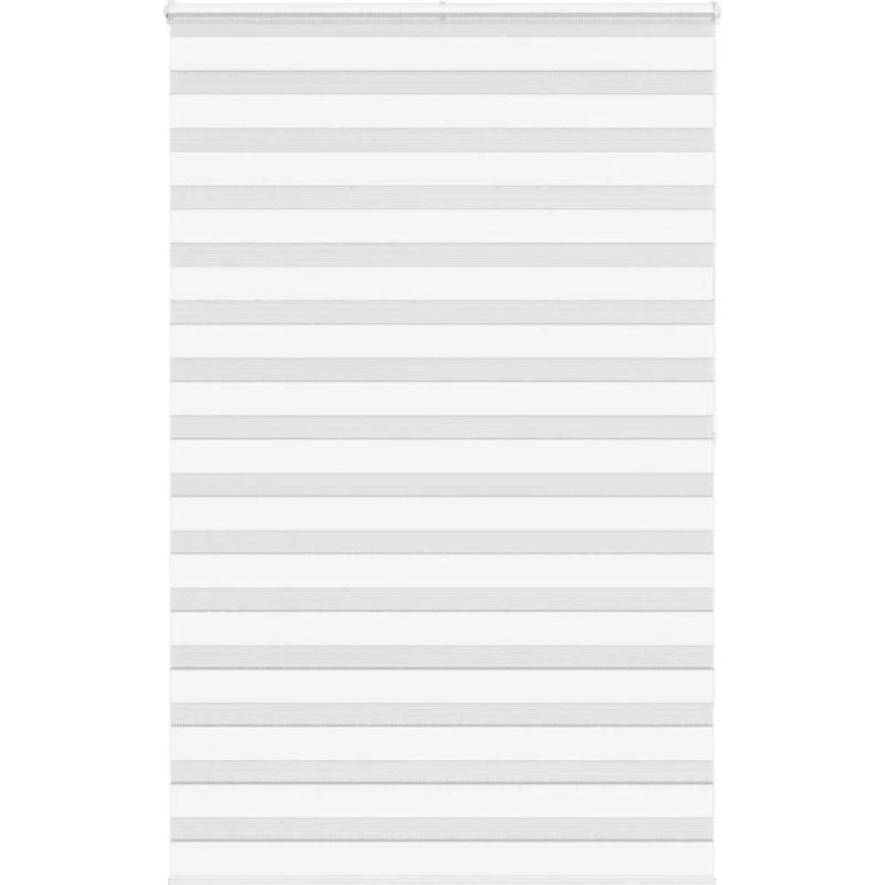 vidaXL Zebragardin Hvid 150x200 cm, 145,9 cm stofbredde, Polyester
