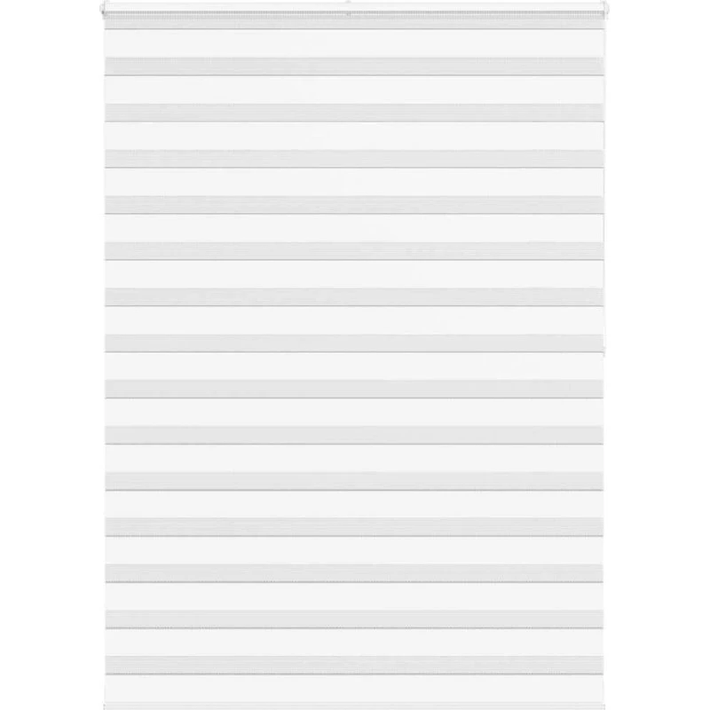 vidaXL Zebragardin Hvid 165x200 cm, 100% Polyester