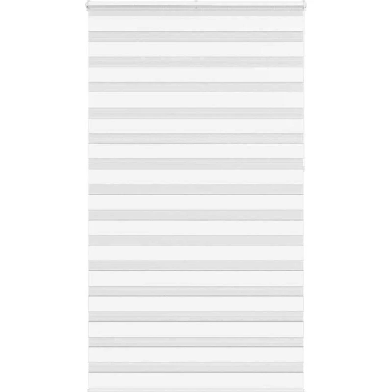 vidaXL Zebragardin Hvid 120x230 cm, 115,9 cm stofbredde, polyester