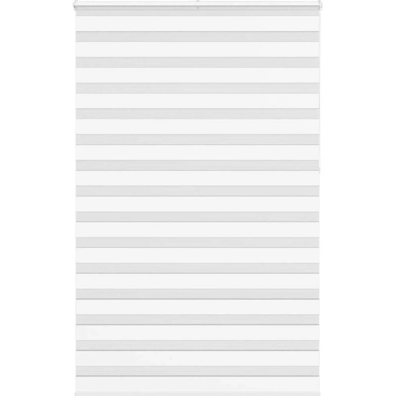 vidaXL Zebragardin Hvid 145x230 cm, 100% Polyester