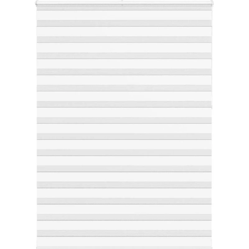 vidaXL Zebragardin Hvid 165x230 cm, 100% Polyester