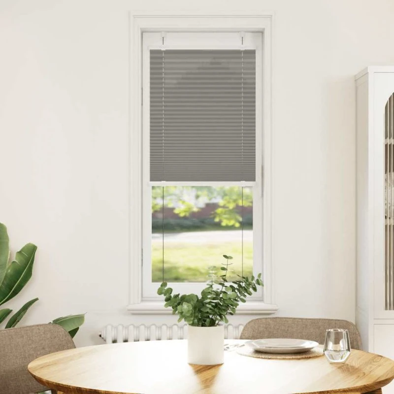 vidaXL Plisségardin Antracit 40x100 cm, 39,4 cm Stofbredde, Polyester