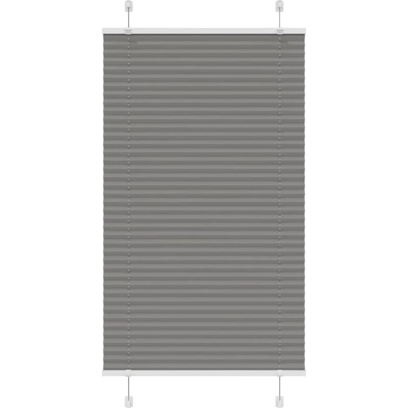 vidaXL Plisségardin Antracit 70x150 cm, 100% Polyester