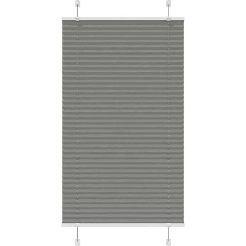 vidaXL Plisségardin Antracit 75x150 cm, 100% Polyester