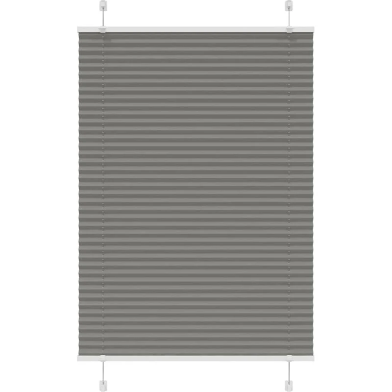 vidaXL Plisségardin Antracit 85x150 cm, 100% Polyester