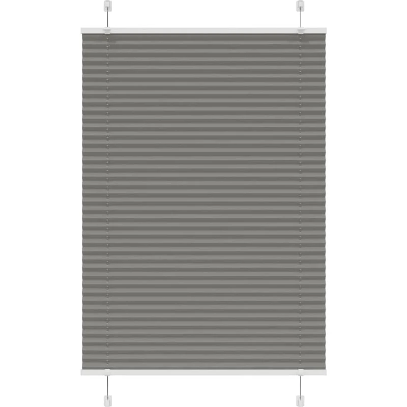 vidaXL Plisségardin Antracit 100x150 cm, 99,4 cm stofbredde