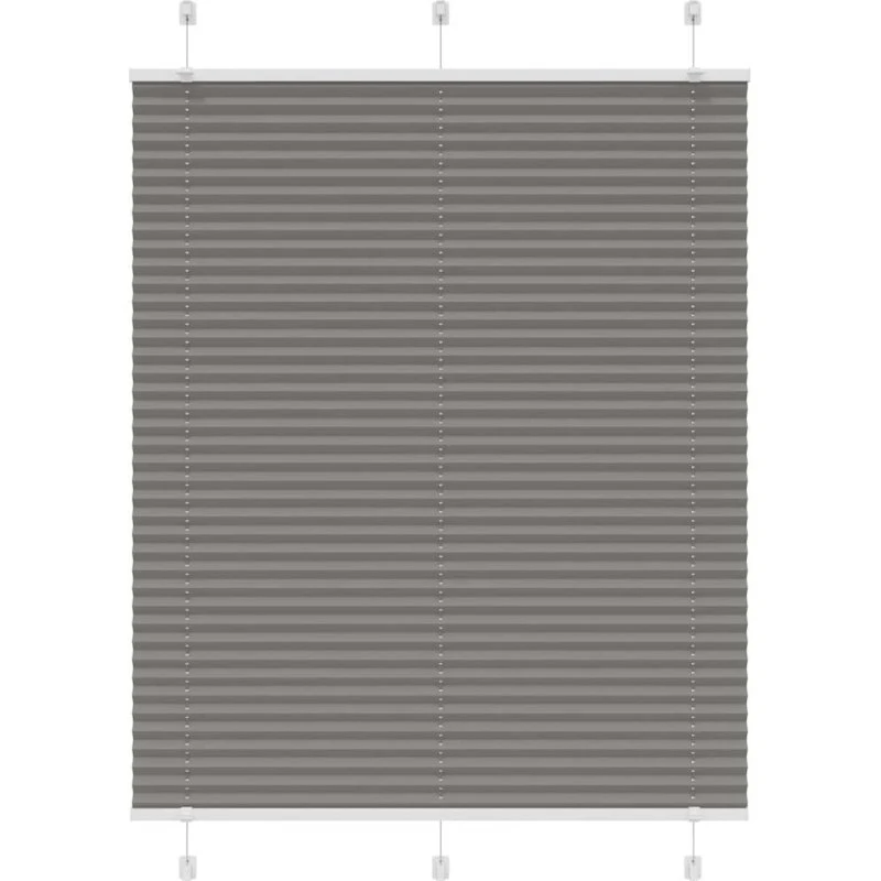 vidaXL Plisségardin Antracit 105x150 cm, 104,4 cm stofbredde
