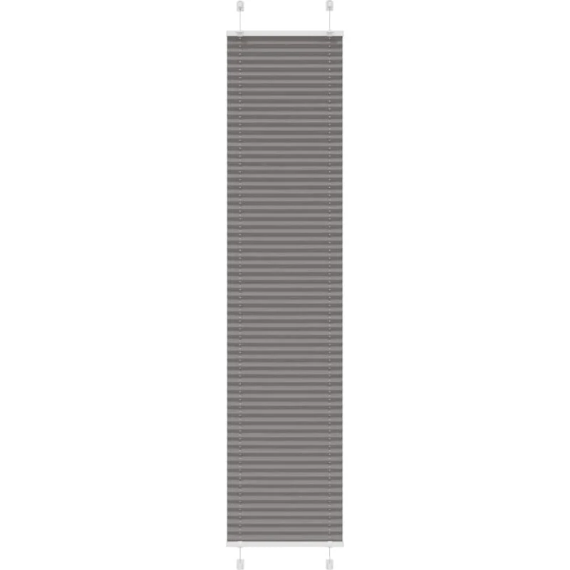 vidaXL Plisségardin Antracit 45x200 cm, 100 % Polyester