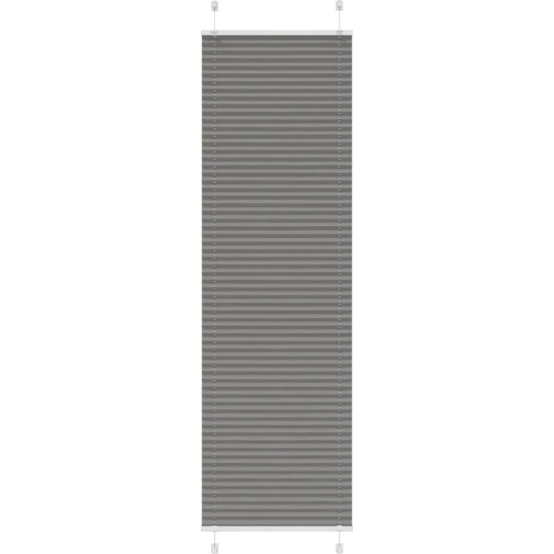 vidaXL Plisségardin Antracit 55x200 cm