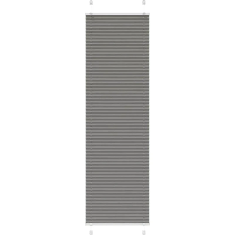 vidaXL Plisségardin Antracit 60x200 cm
