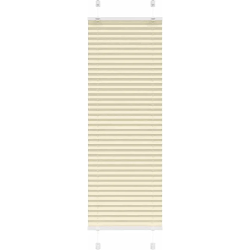 vidaXL Plisségardin Fløde 40x100 cm, 39,4 cm Stofbredde, Polyester