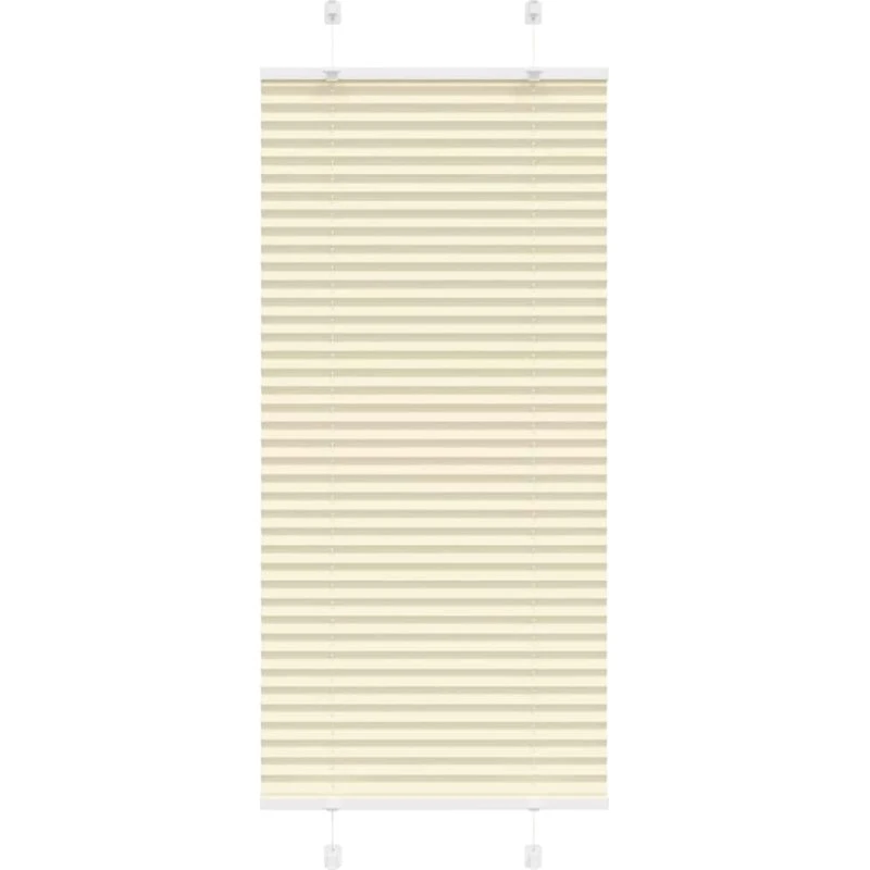 vidaXL Plisségardin Fløde 60x150 cm, 100% Polyester
