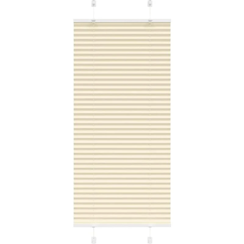 vidaXL Plisségardin Fløde 65x150 cm, 100% Polyester
