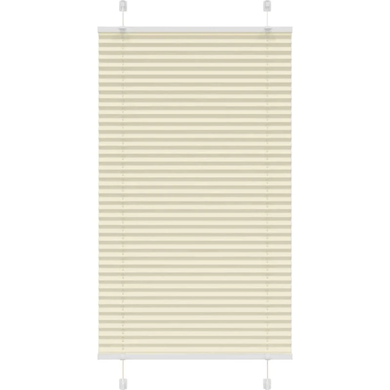 vidaXL Plisségardin Fløde 70x150 cm, 100% Polyester