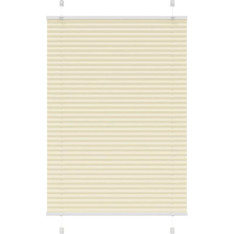 vidaXL Plisségardin Fløde 85x150 cm, 100% Polyester