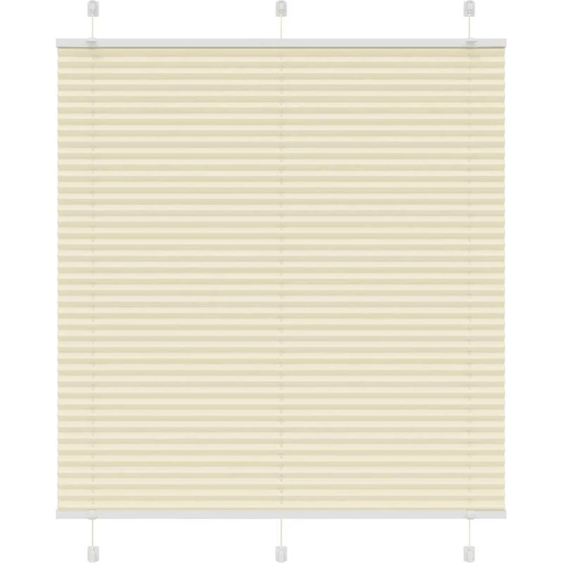 vidaXL Plisségardin Fløde 115x150 cm, 100% Polyester