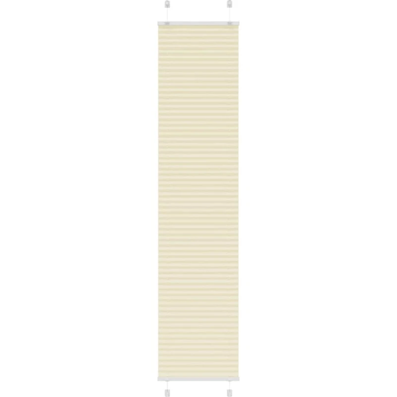 vidaXL Plisségardin fløde 40x200 cm, 100 % polyester