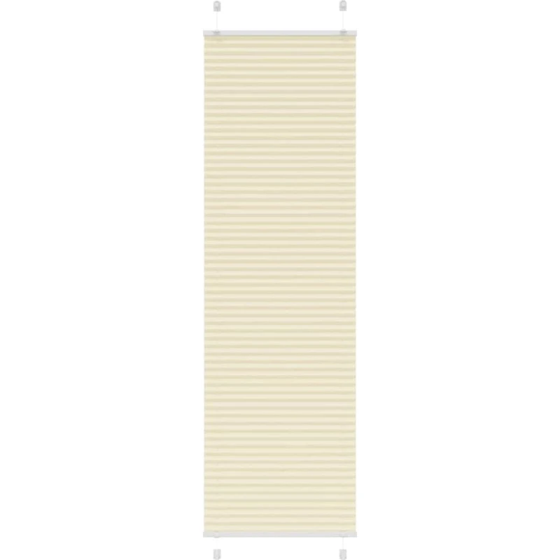 vidaXL Plisségardin fløde 60x200 cm, 100 % polyester