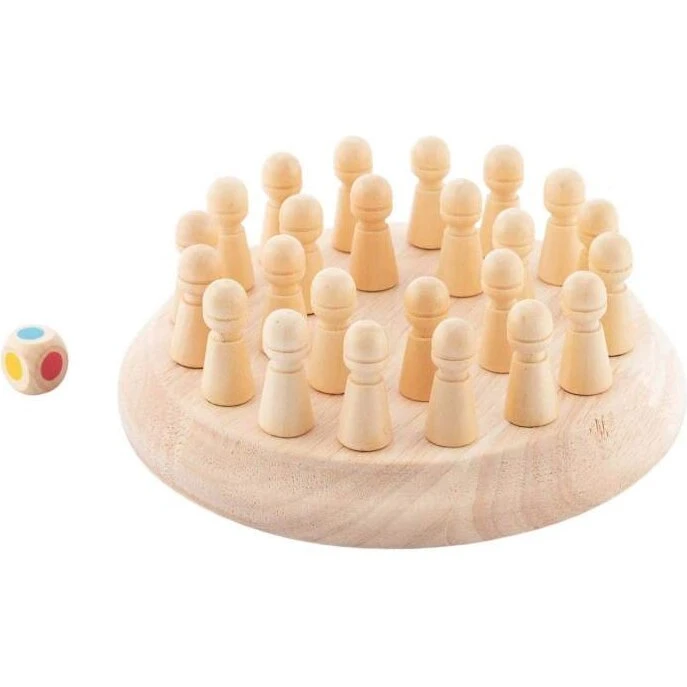 InnovaGoods Memory Skak i træ – pædagogisk hukommelsesspil