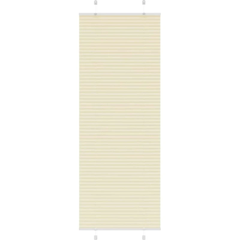 vidaXL Plisségardin fløde 80x200 cm