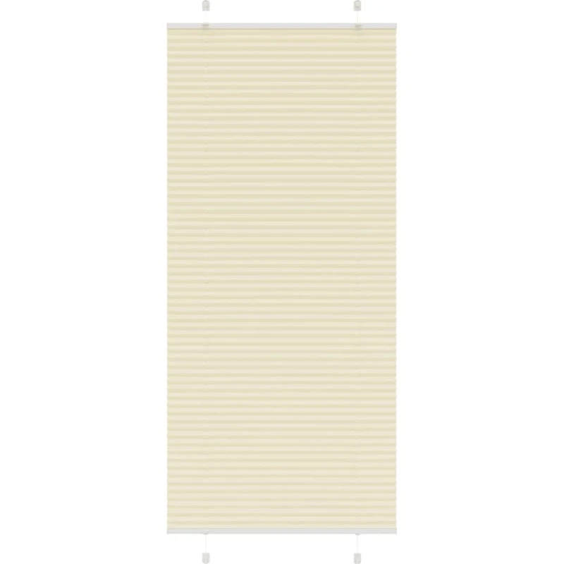 vidaXL Plisségardin Fløde 85x200 cm, 100% Polyester