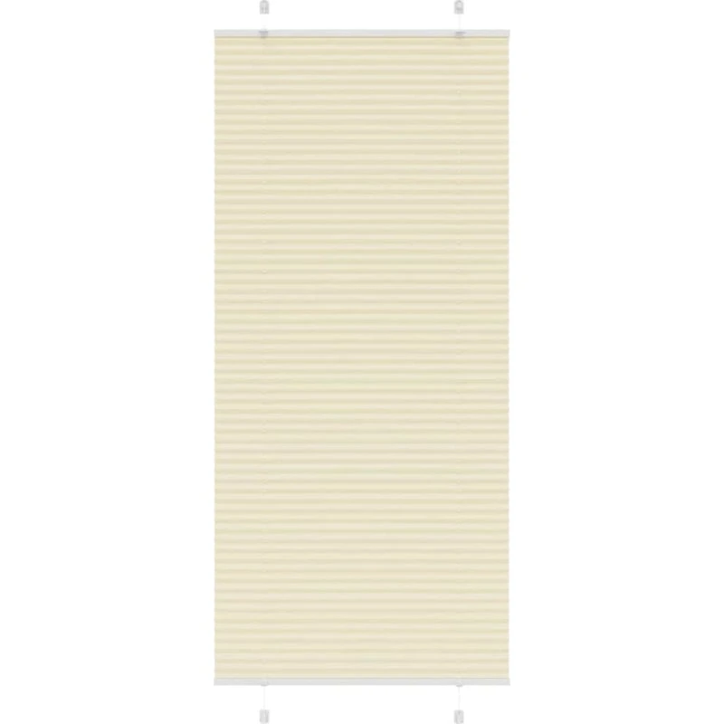 vidaXL Plisségardin fløde 90x200 cm