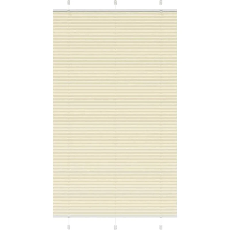 vidaXL Plisségardin fløde 110x200 cm