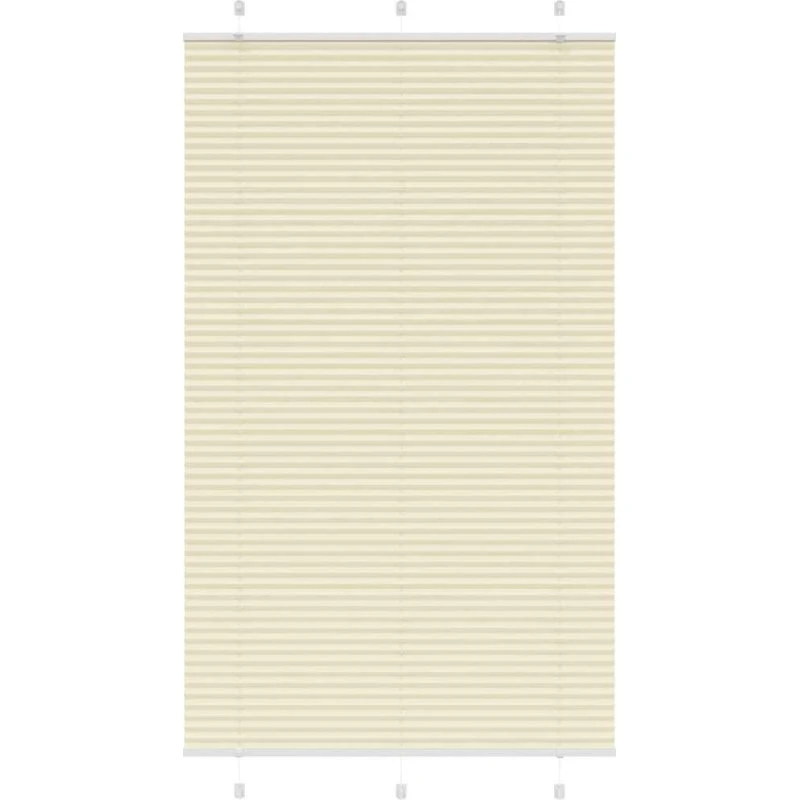 vidaXL Plisségardin Fløde 120x200 cm, 119,4 cm Stofbredde, Polyester