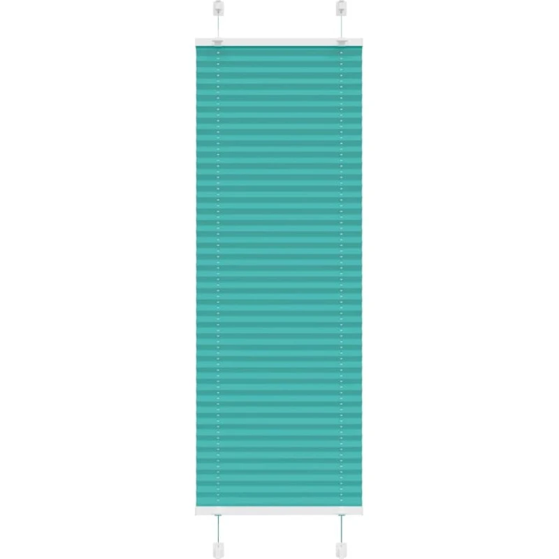 vidaXL Plisségardin Benzin Grøn 40x100 cm, 39,4 cm Stofbredde, Polyester