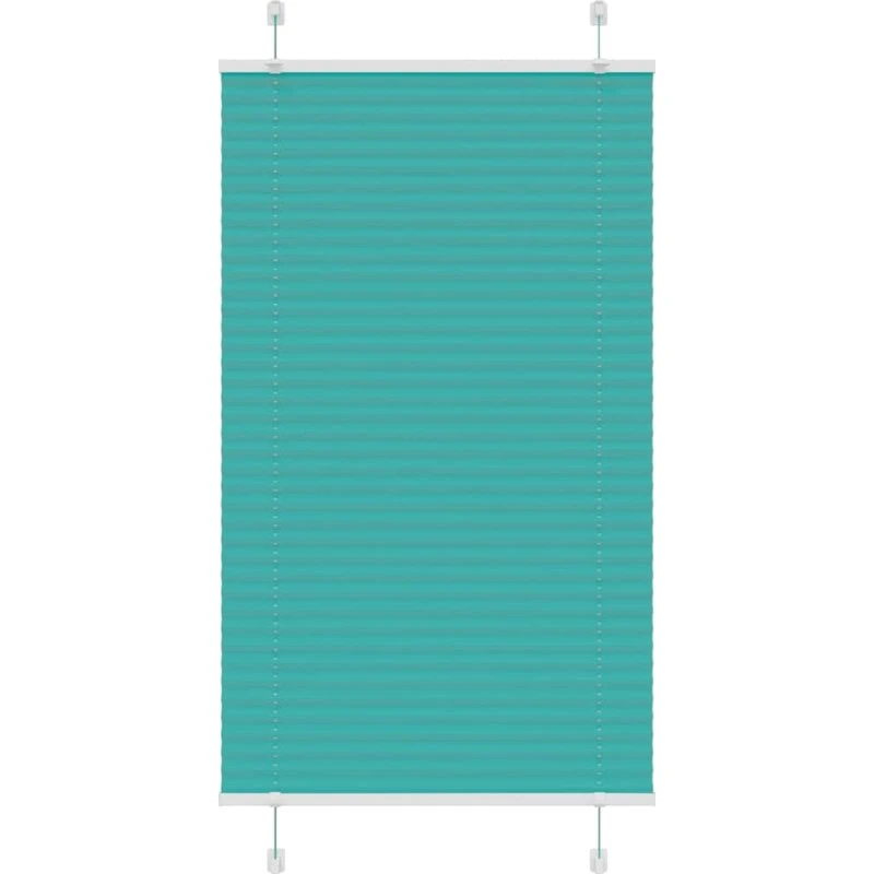 vidaXL Plisségardin Benzin Grøn 80x100 cm