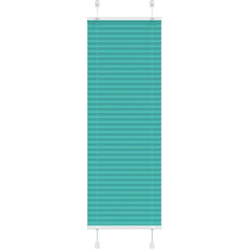 vidaXL Plisségardin Benzin Grøn 50x150 cm, 100% Polyester