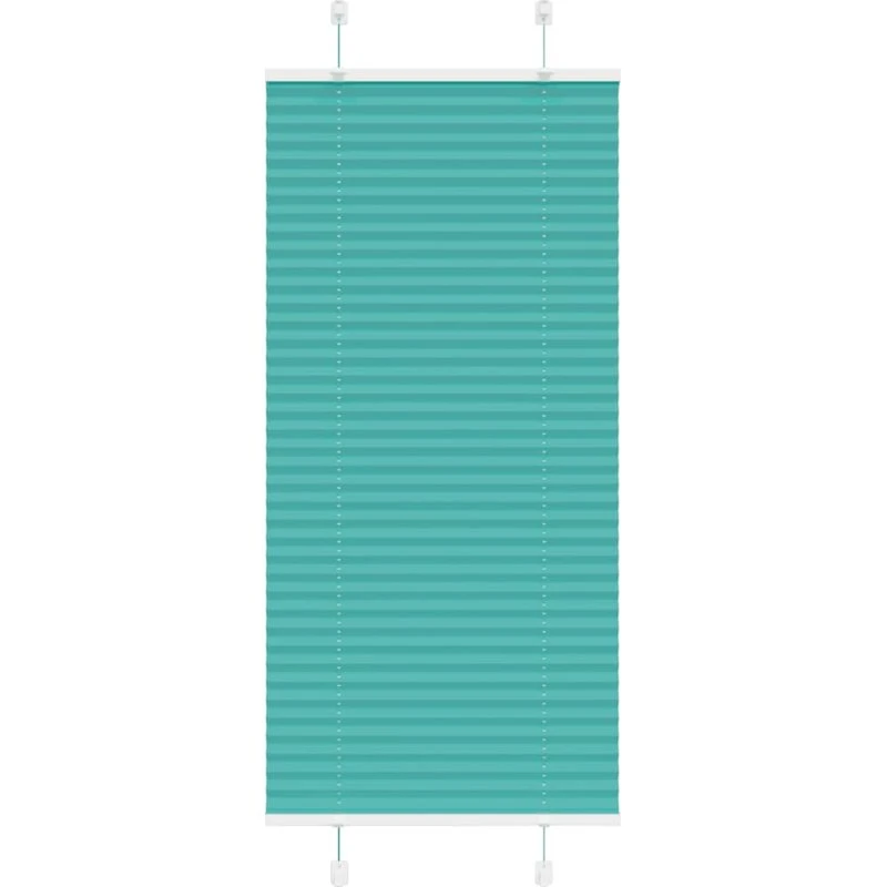 vidaXL Plisségardin Benzin Grøn 60x150 cm, 59,4 cm stofbredde, 100% polyester