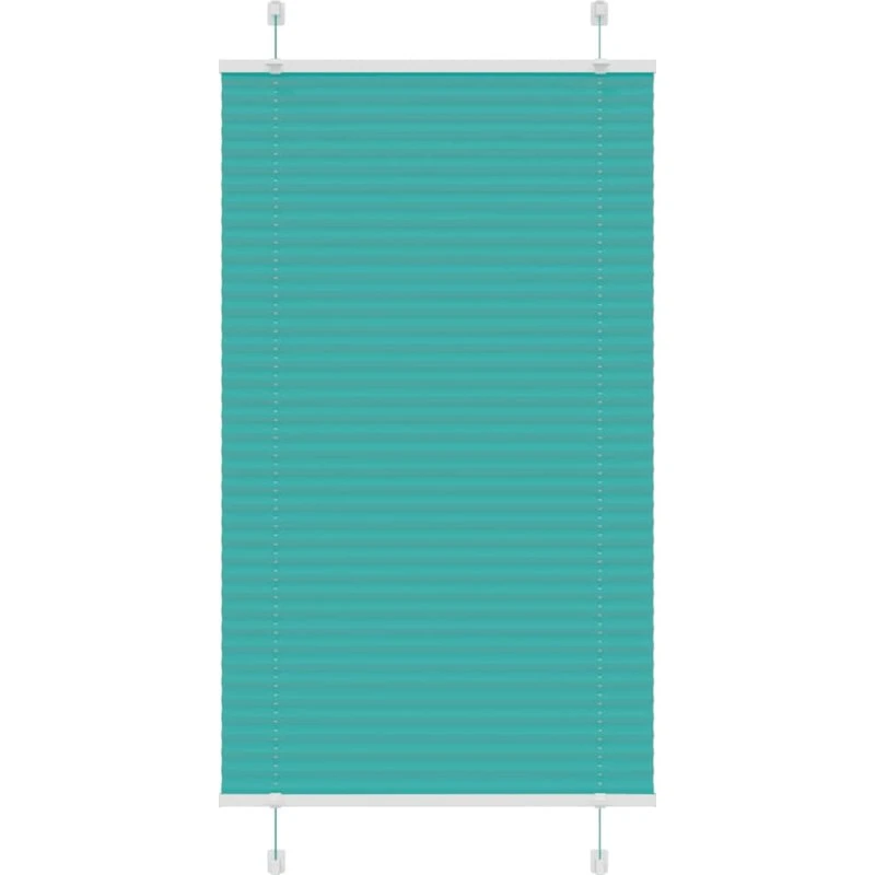 vidaXL Plisségardin Benzin Grøn 80x150 cm